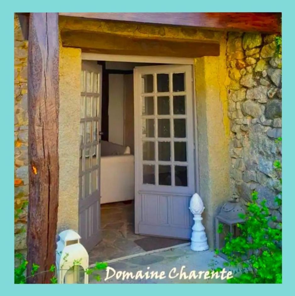 Domaine Charente Glamping Familyroom Le Jardin With External Toilet & Shower House & Outdoor Kitchen Mazières Buitenkant foto